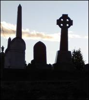 Lawrence Cemetery in evening light.jpg